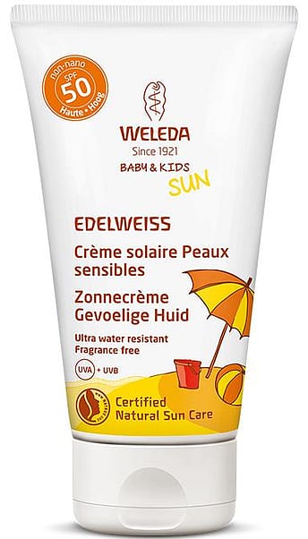Edelweiss Zonnecrème Gevoelige Huid SPF50