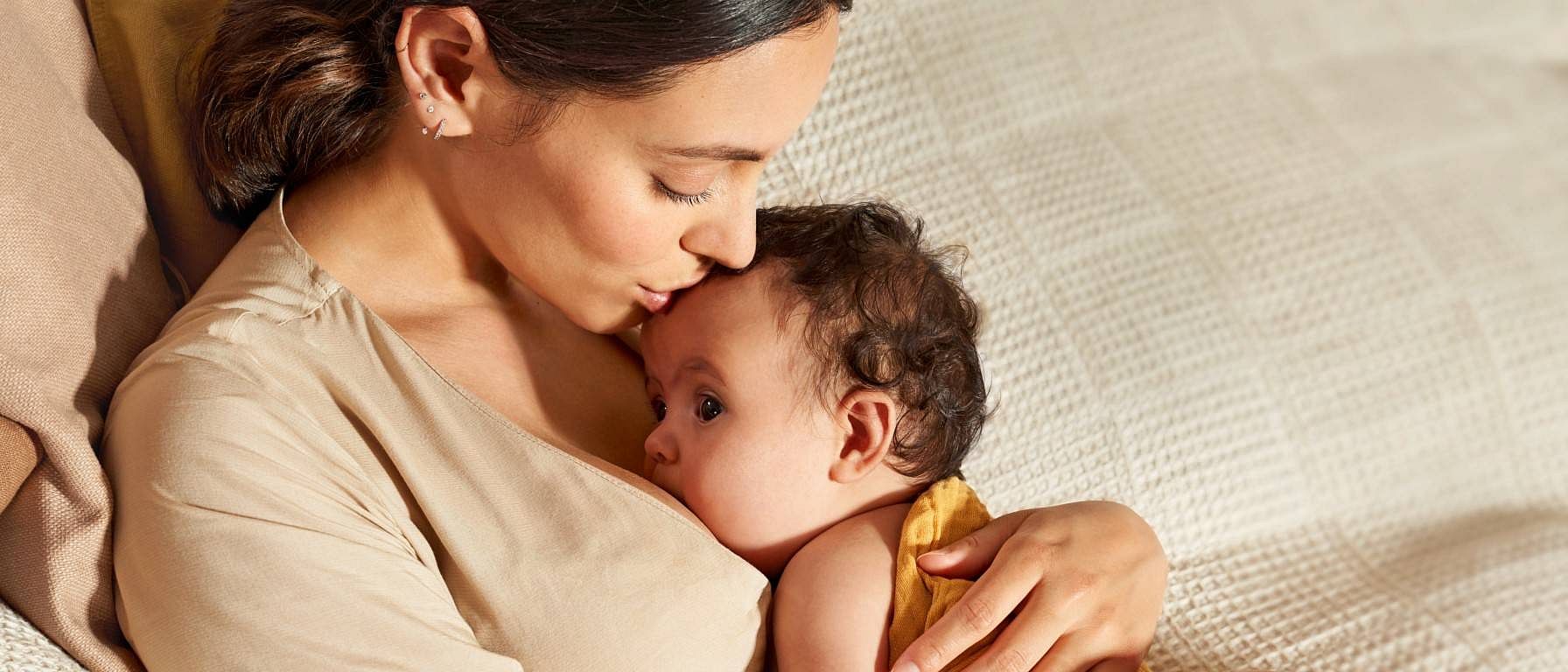 Mama en baby