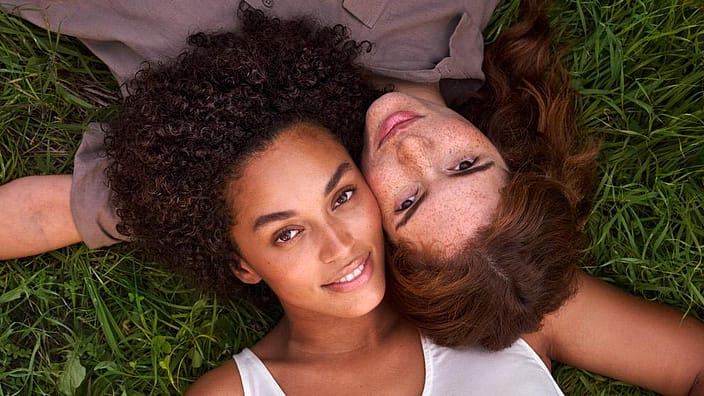 two female faces