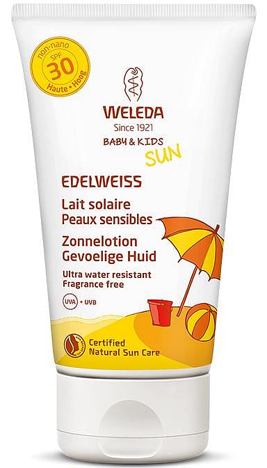 Edelweiss Zonnelotion Gevoelige Huid SPF30 