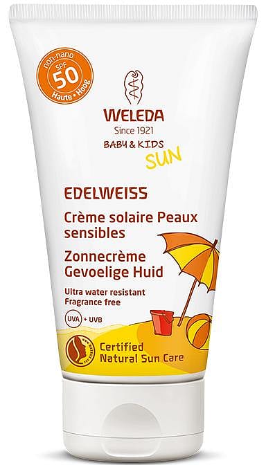 Edelweiss Zonnecrème Gevoelige Huid SPF50 