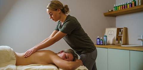 Massage bij Weleda City Spa